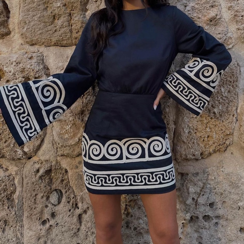 Embroidered Dress Johanna Ortiz Inspired